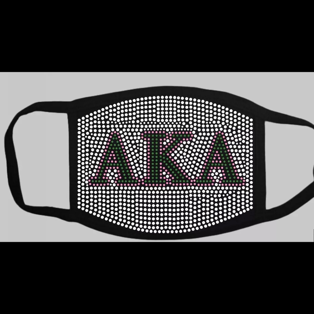 Greek rhinestone masks